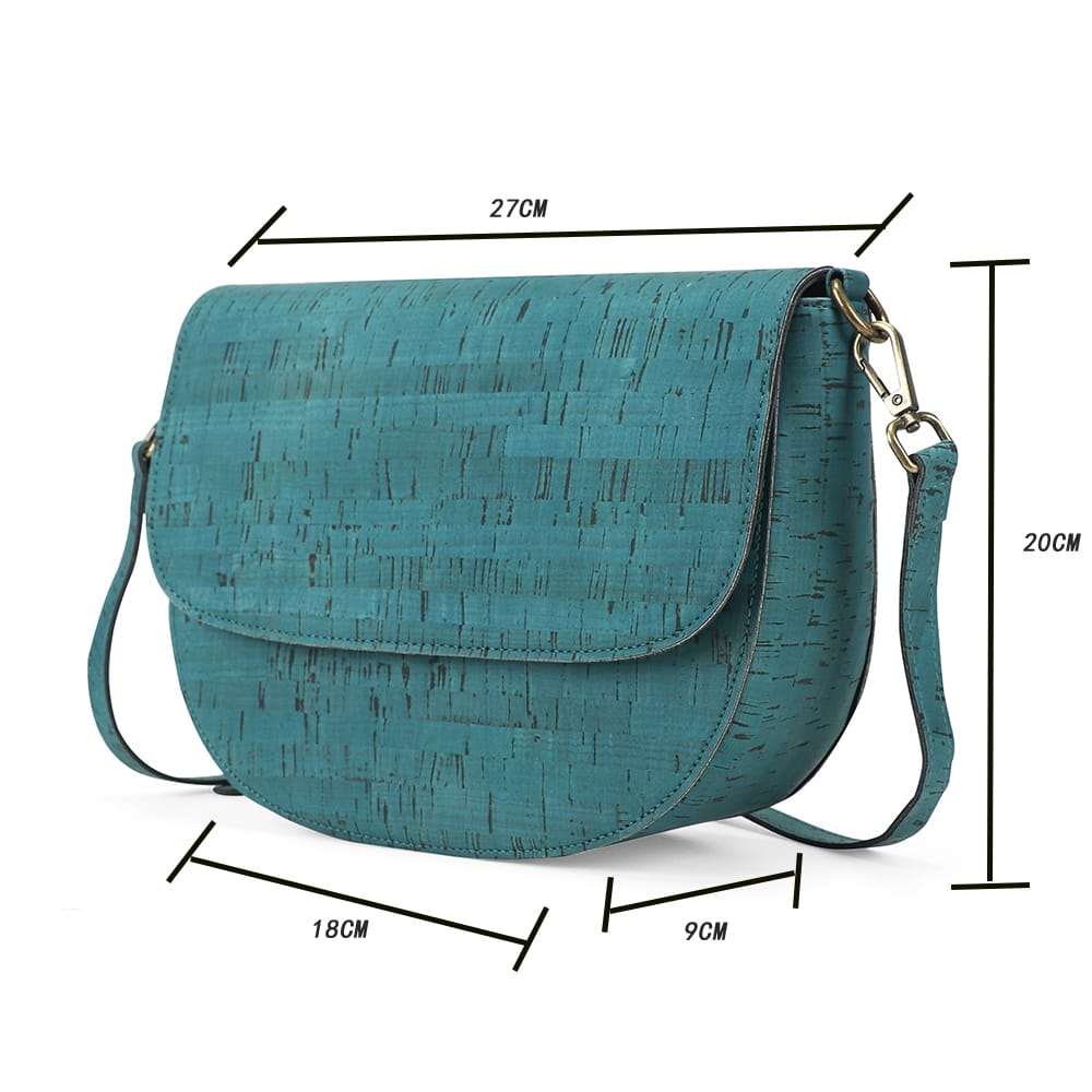 Blue Cork handbag Long Shoulder bag-3