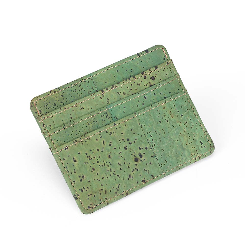 Green Cork Card Holder Credit Card Case-2