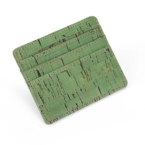 Green Cork Card Holder Credit Card Case-5