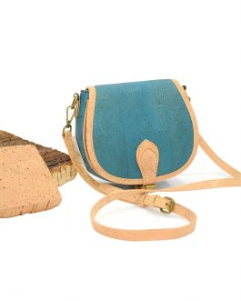 cork handbag heart shape green color sustainable vegan bags