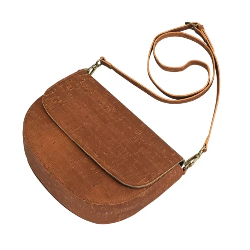 dark brown cork handbag-3