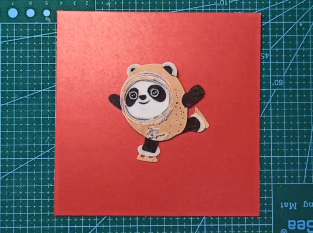 How To Make A Bing Dwen Dwen Cork Painting Version HZCORK